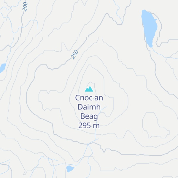 Map of Cnoc an Daimh Beag