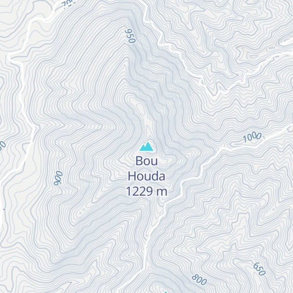 Map of Bou Houda