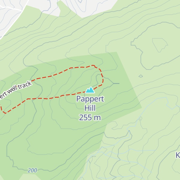 Map of Pappert Hill