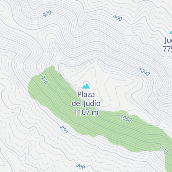 Map of Plaza del Judío