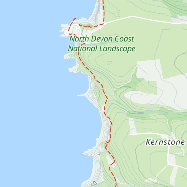 Map of Saint Catherine's Tor