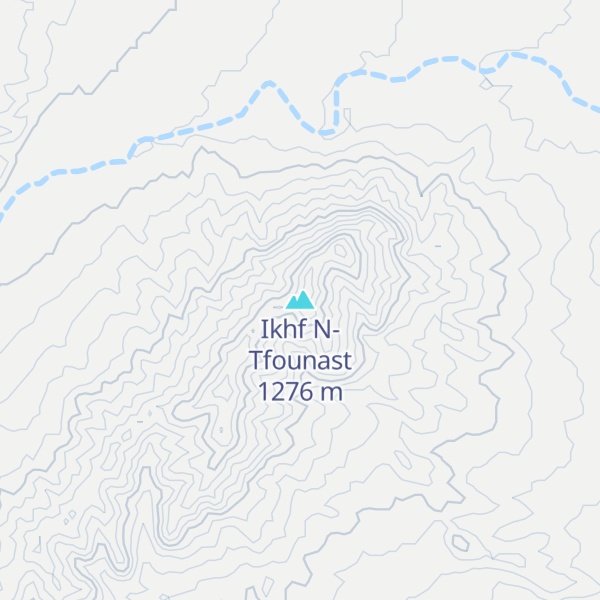Map of Ikhf N-Tfounast