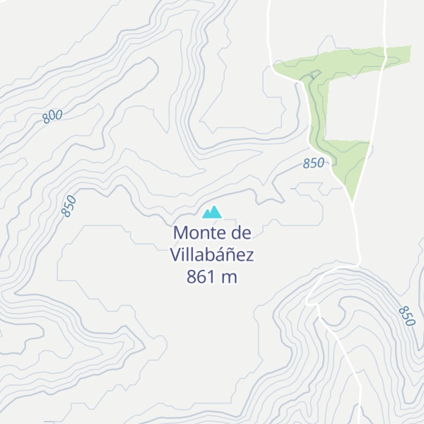 Map of Monte de Villabáñez