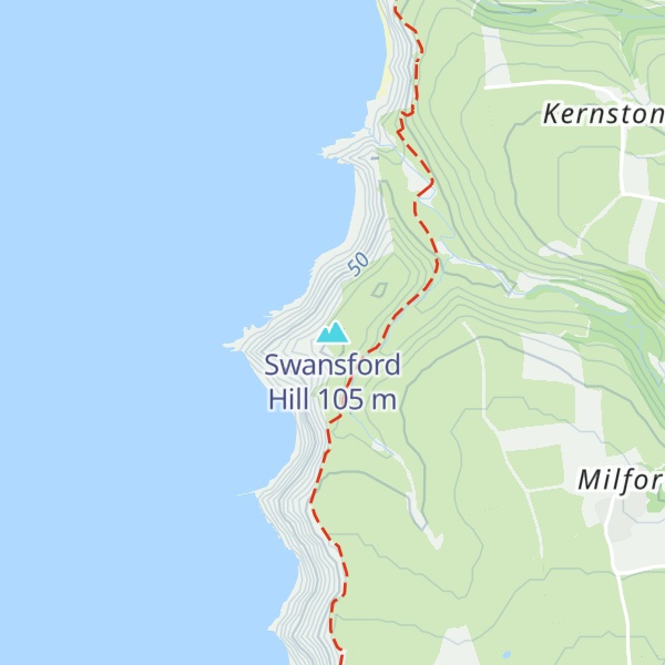 Map of Swansford Hill