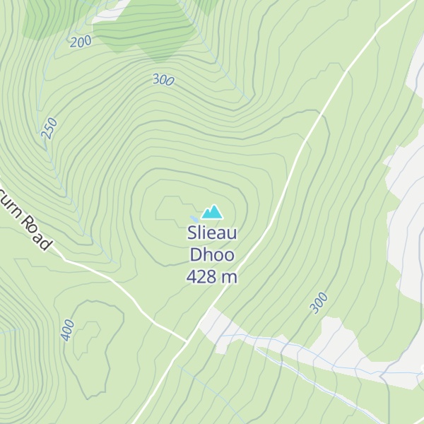 Map of Slieau Dhoo
