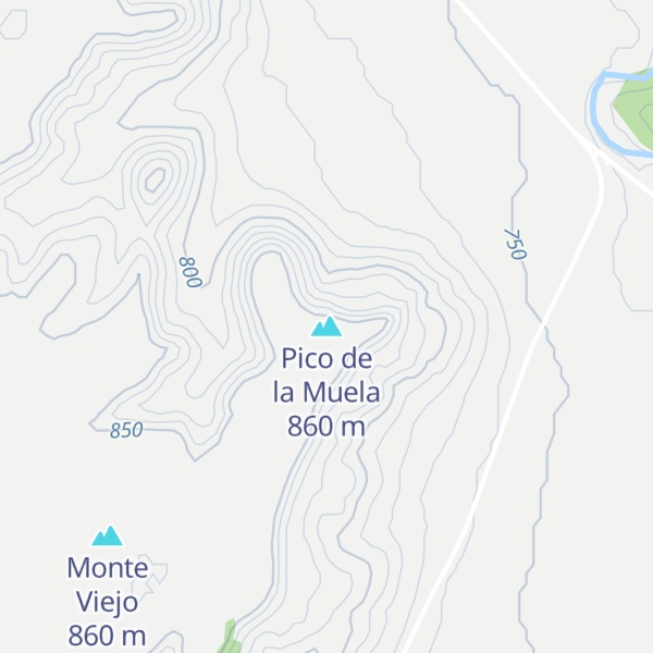 Map of Pico de la Muela