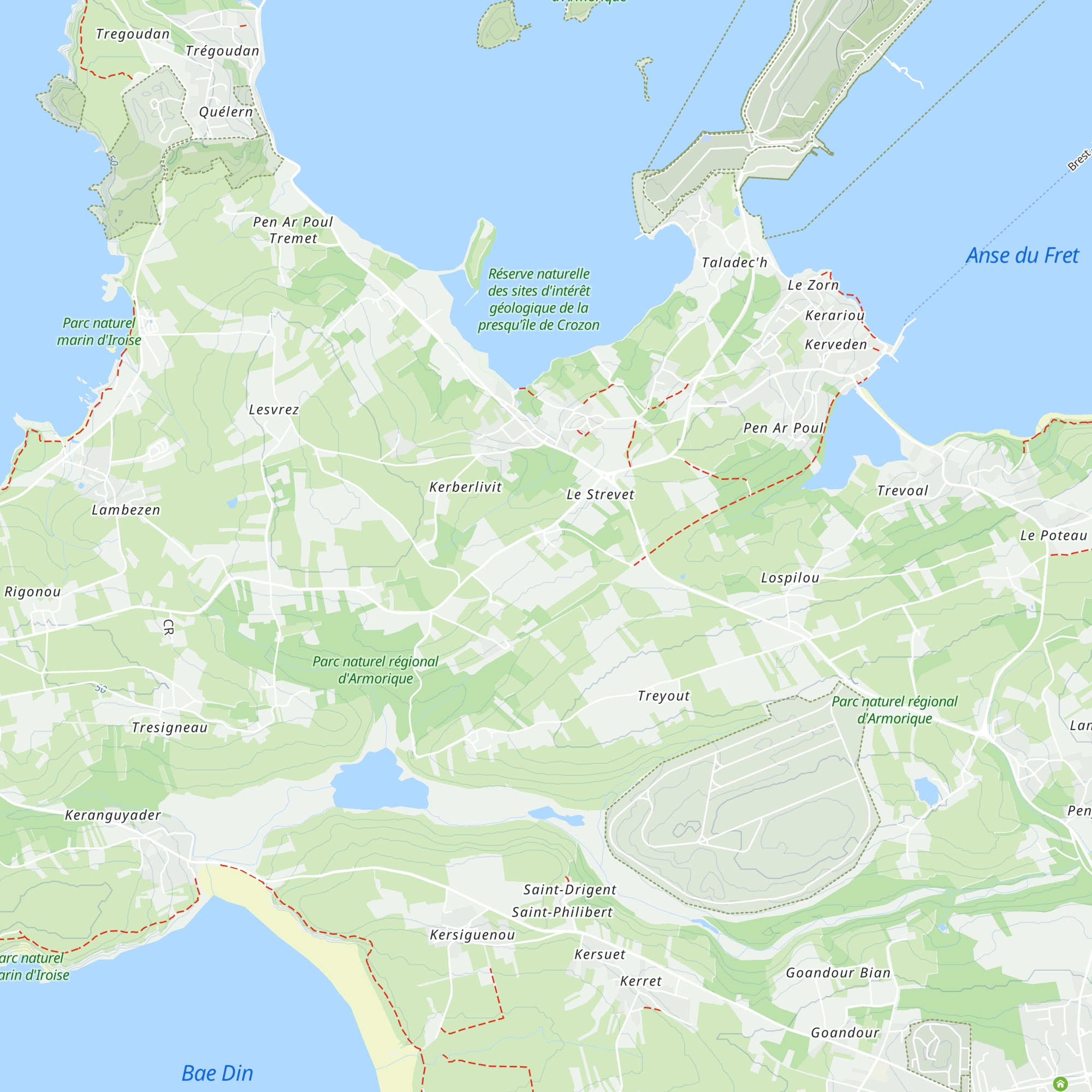 Gîte d'étape de Larrial map