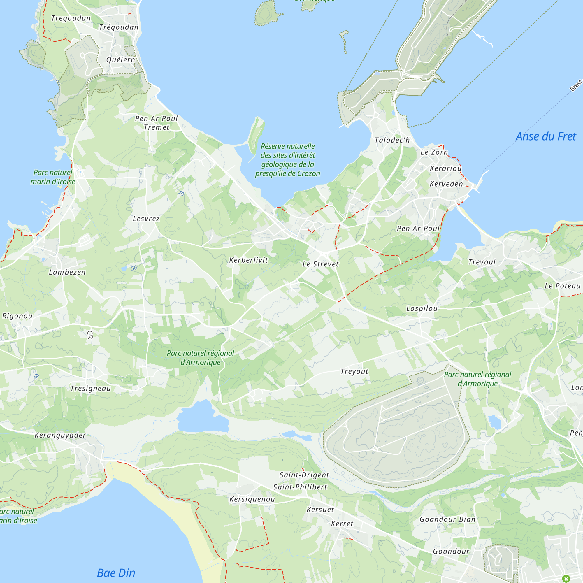 Gîte d'étape de Larrial map