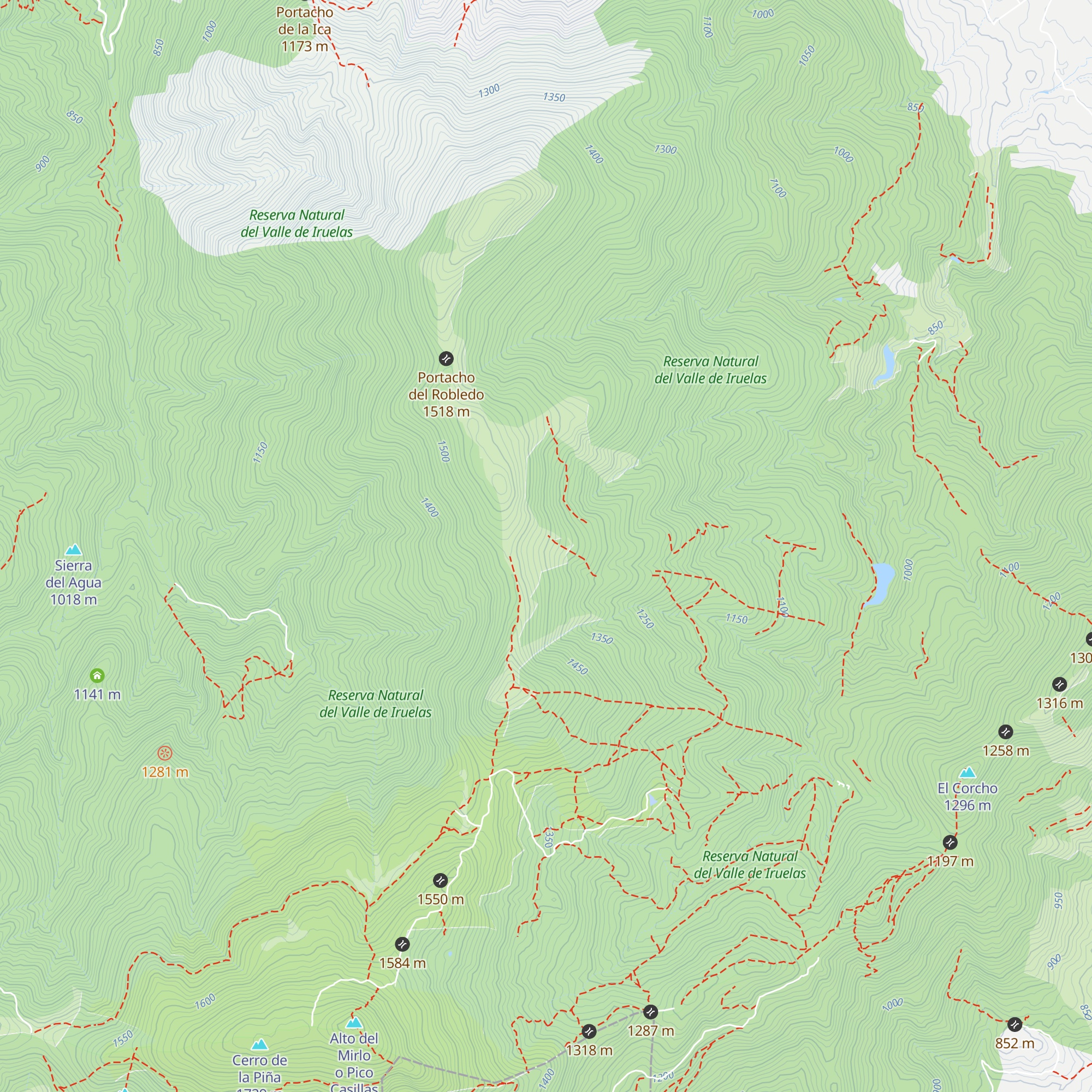 Refugio Majalespino map