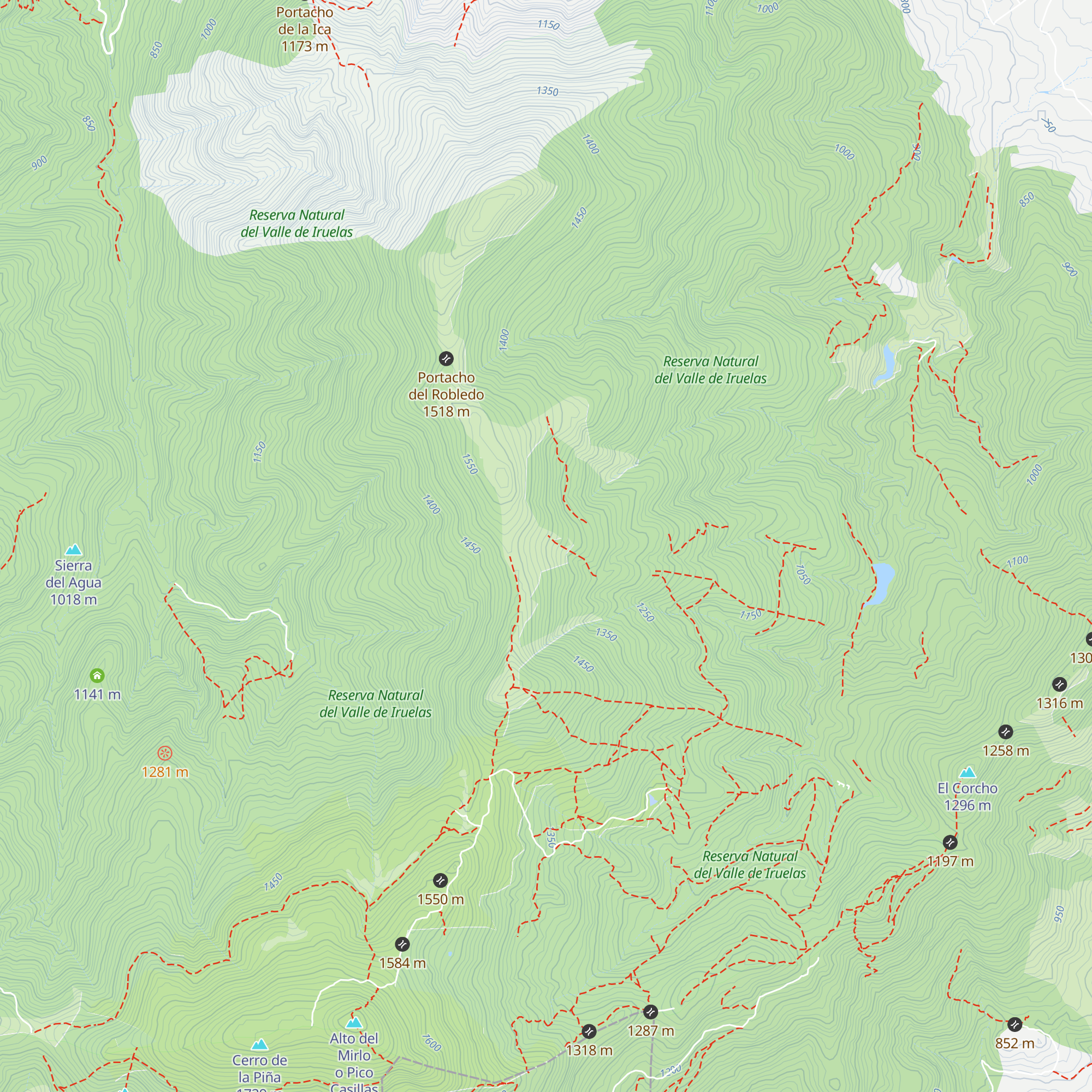 Refugio Majalespino map