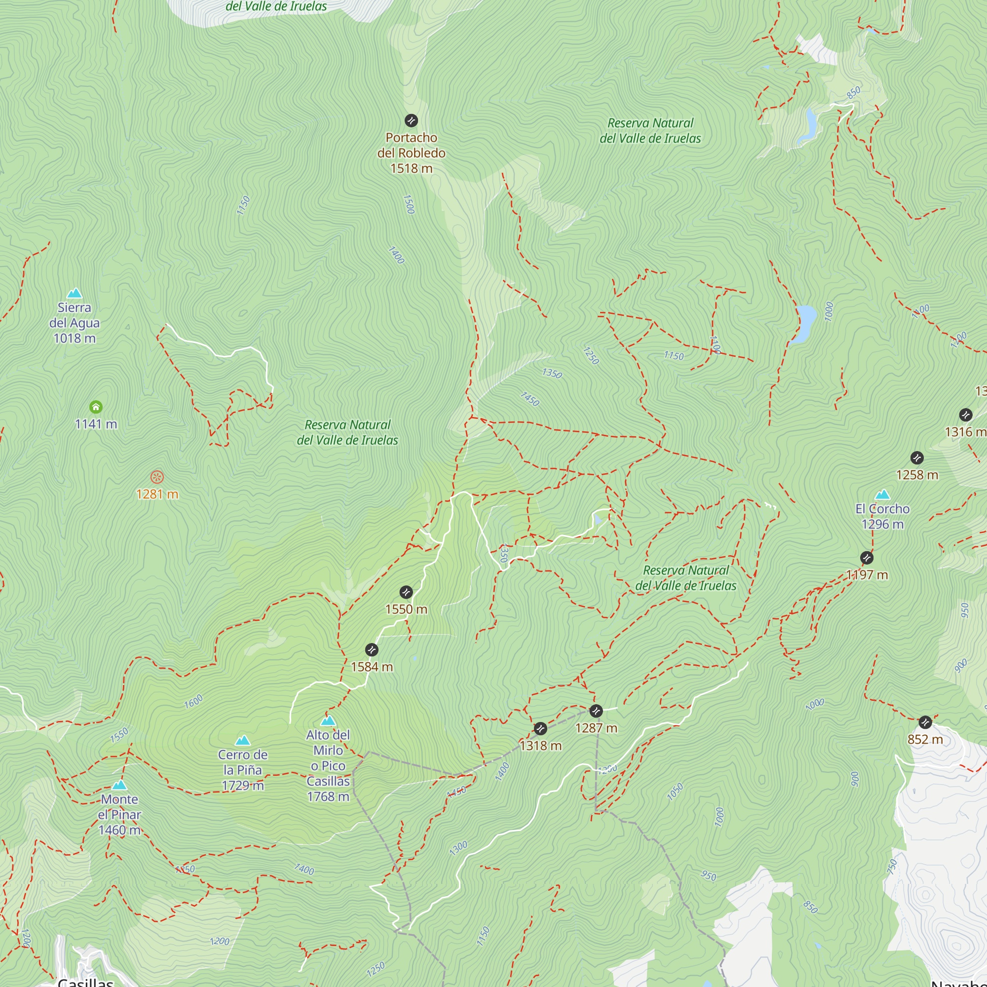 Corral del Riscazo map