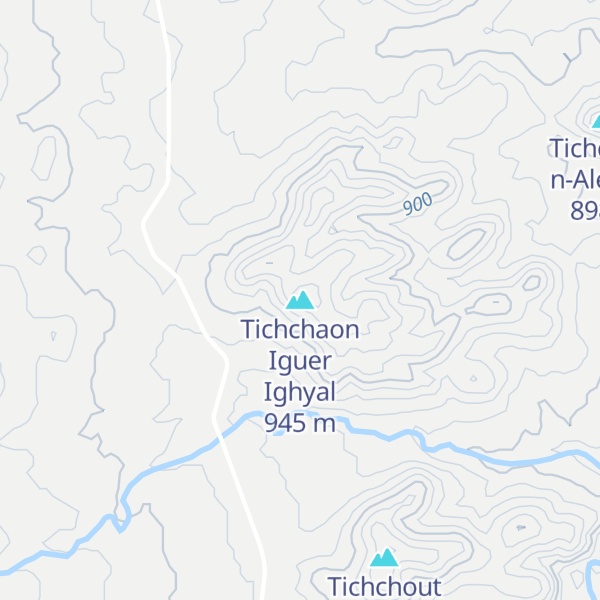 Map of Tichchaon Iguer Ighyal