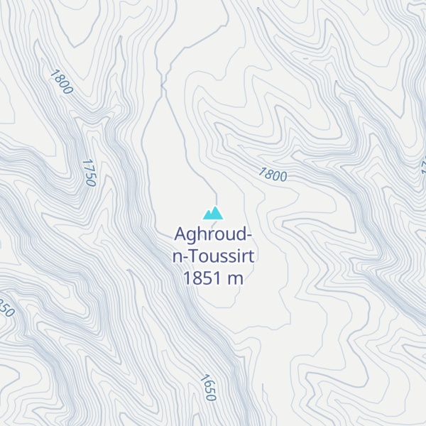 Map of Aghroud-n-Toussirt