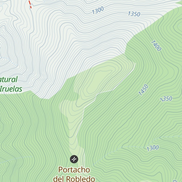 Map of Refugio La Parra