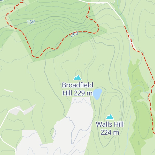 Map of Broadfield Hill