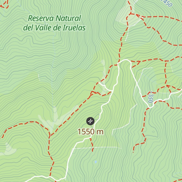 Map of Refugio Pozo de la Nieve