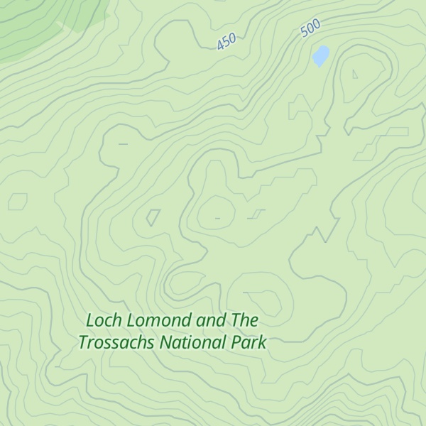 Map of Binnean nan Gobhar