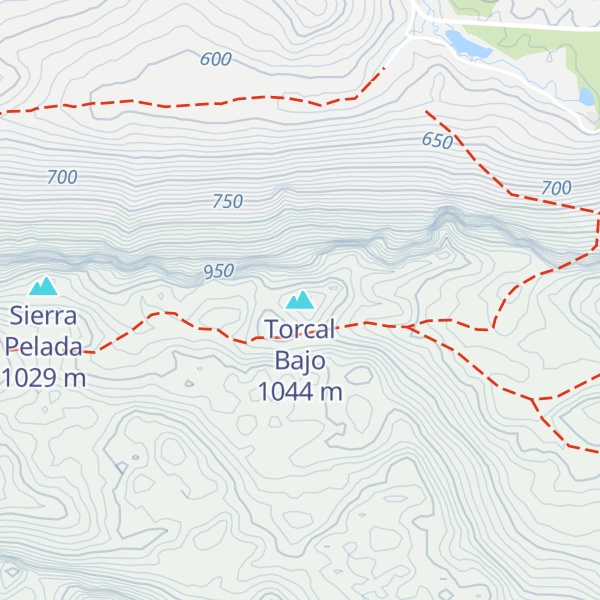Map of Torcal Bajo
