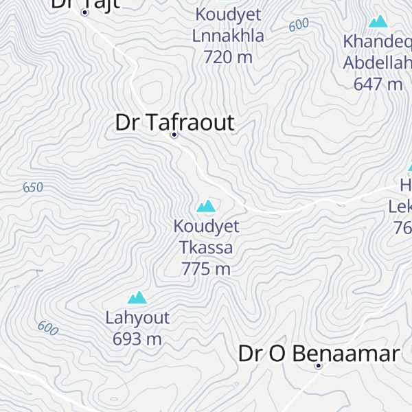 Map of Koudyet Tkassa
