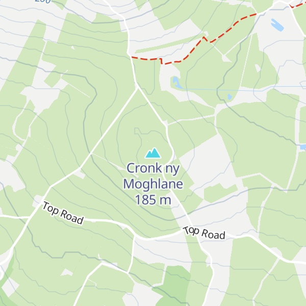 Map of Cronk ny Moghlane