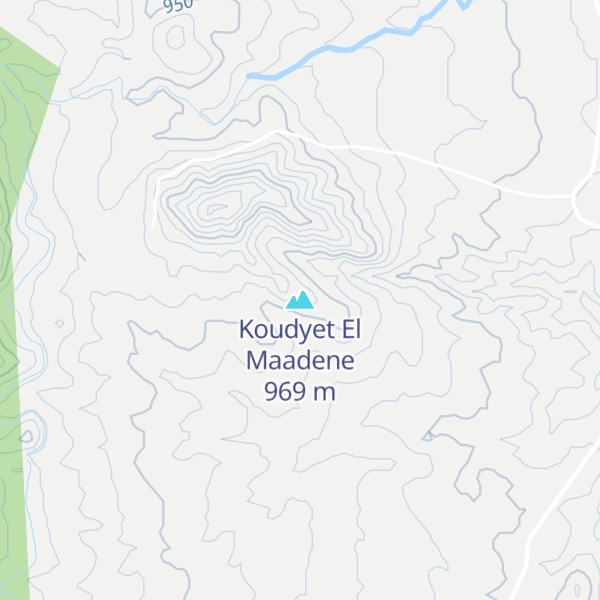 Map of Koudyet El Maadene