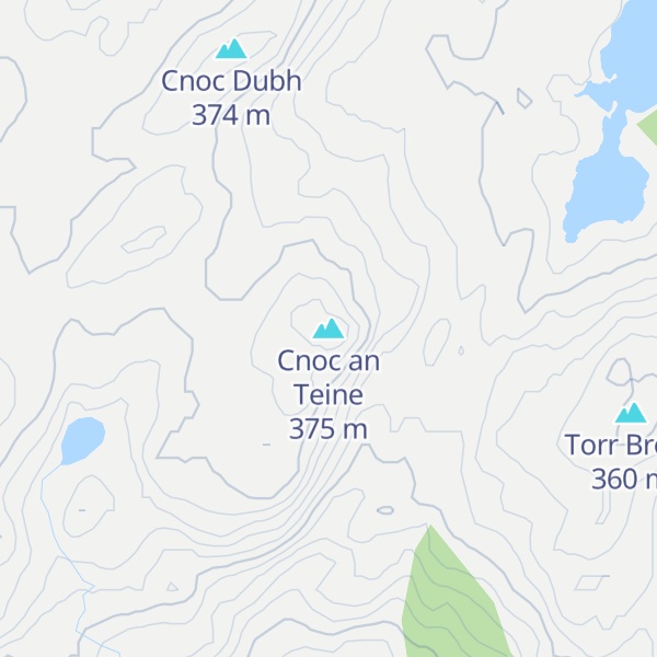 Map of Cnoc an Teine