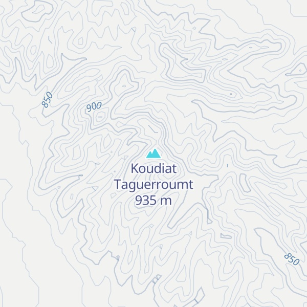 Map of Koudiat Taguerroumt