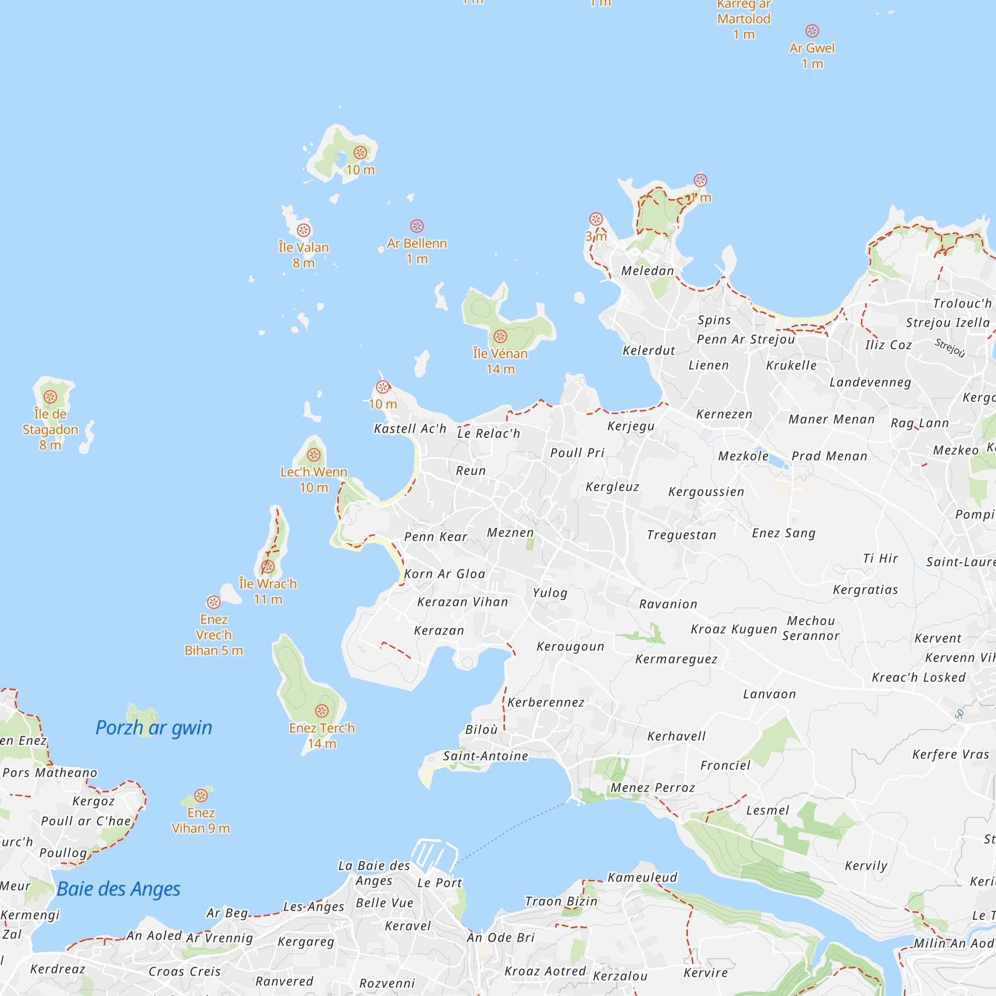 Gîte d'Étape Les Pingouins du Phare map