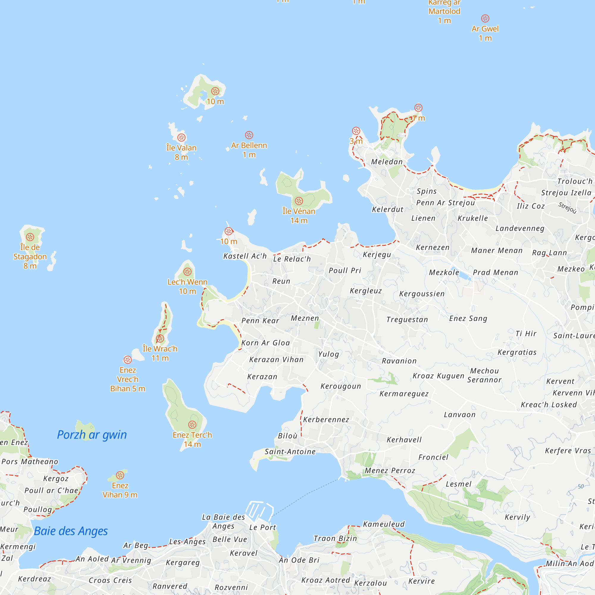 Gîte d'Étape Les Pingouins du Phare map