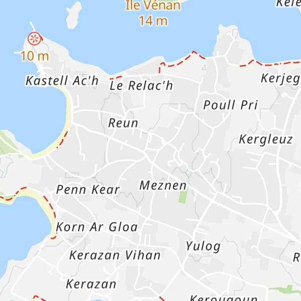 Map of Gîte d'Étape Les Pingouins du Phare