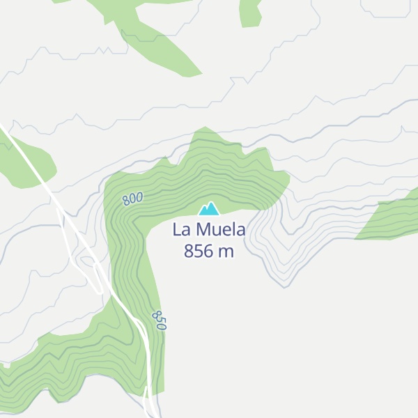 Map of La Muela