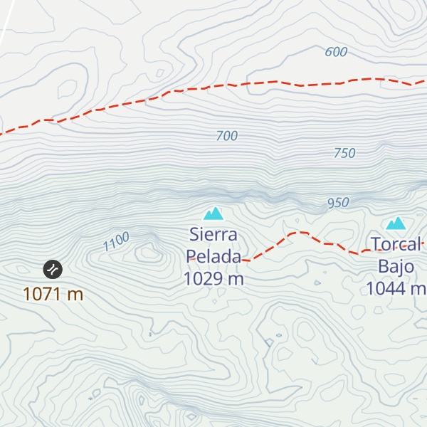 Map of Sierra Pelada