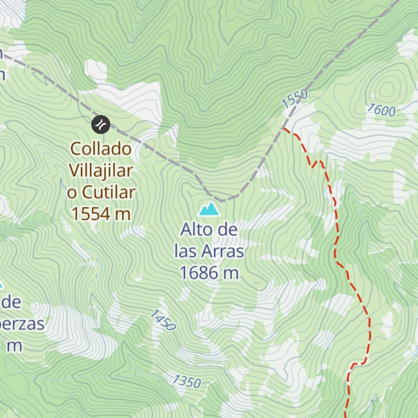 Map of Alto de las Arras