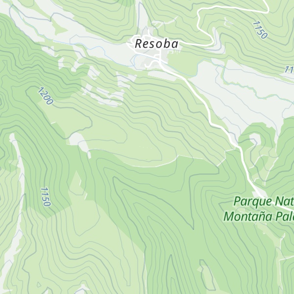 Map of Pico Balacora