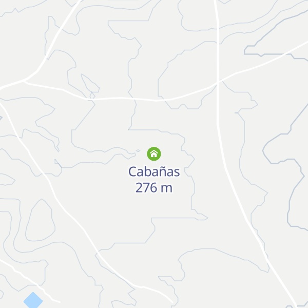 Map of Cabañas