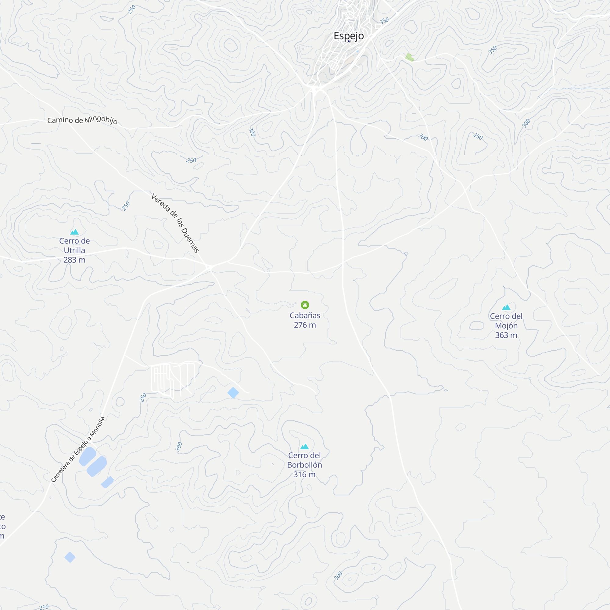 Cabañas map