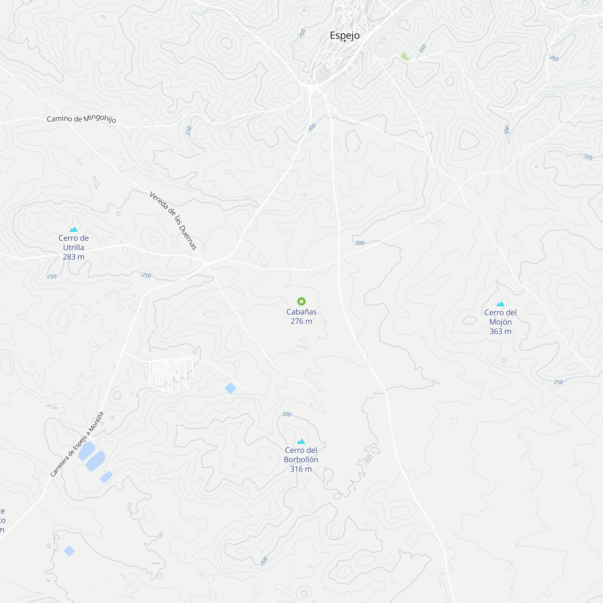 Cabañas map