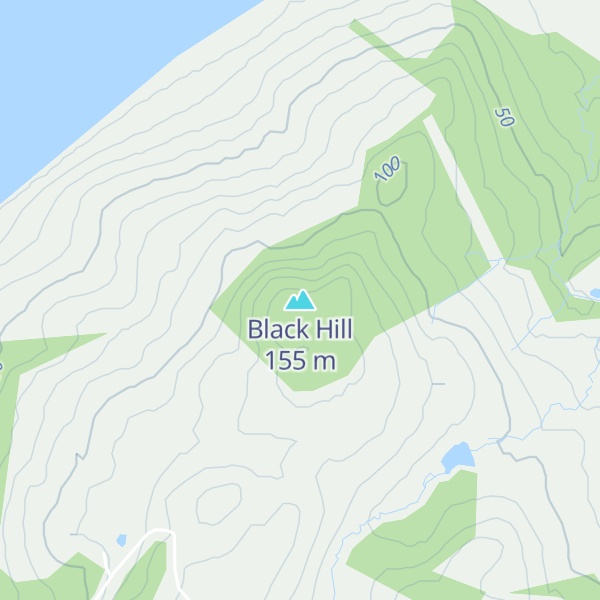 Map of Black Hill
