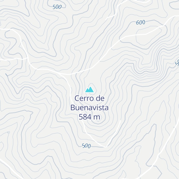 Map of Cerro de Buenavista