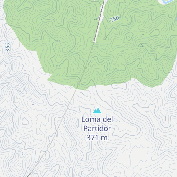 Map of Refugio del Chiquito