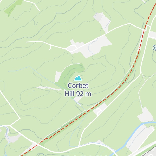 Map of Corbet Hill