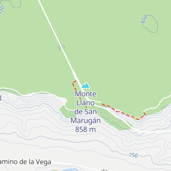 Map of Monte Llano de San Marugán