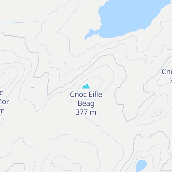 Map of Cnoc Eille Beag