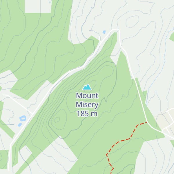 Map of Mount Misery