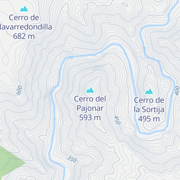 Map of Cerro del Pajonar
