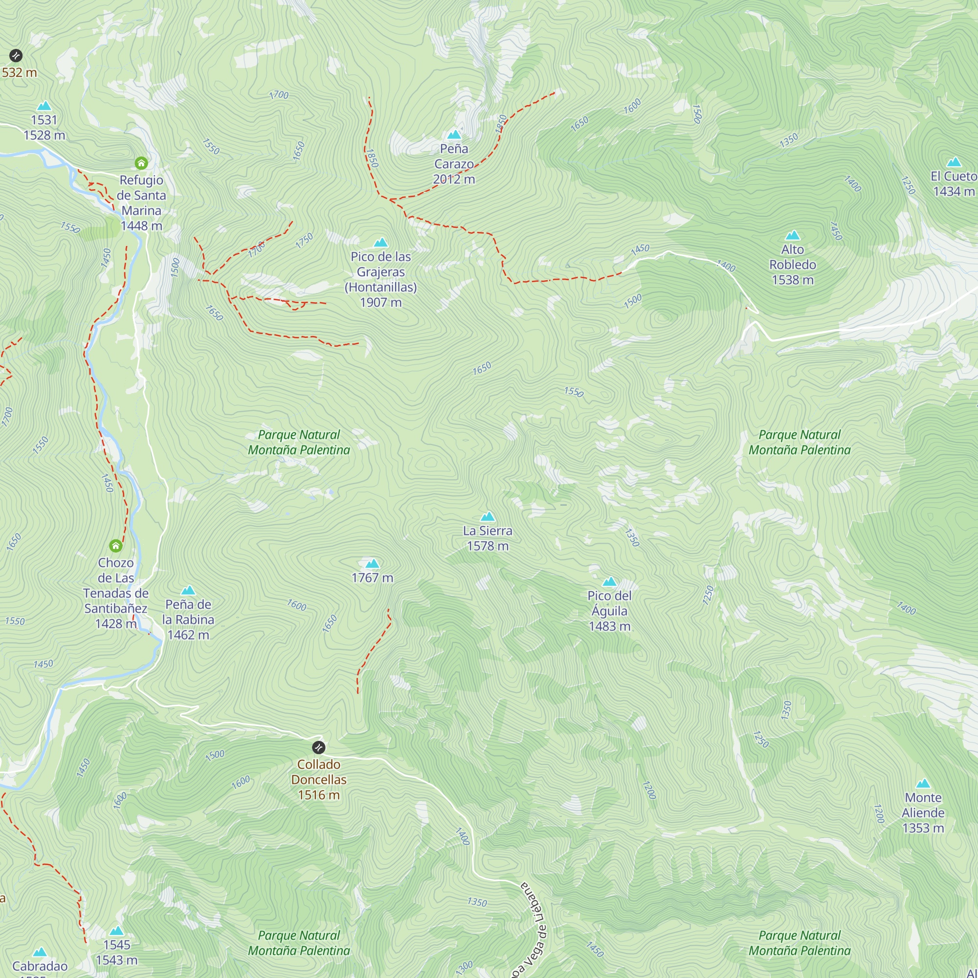 Chozo de Linares map