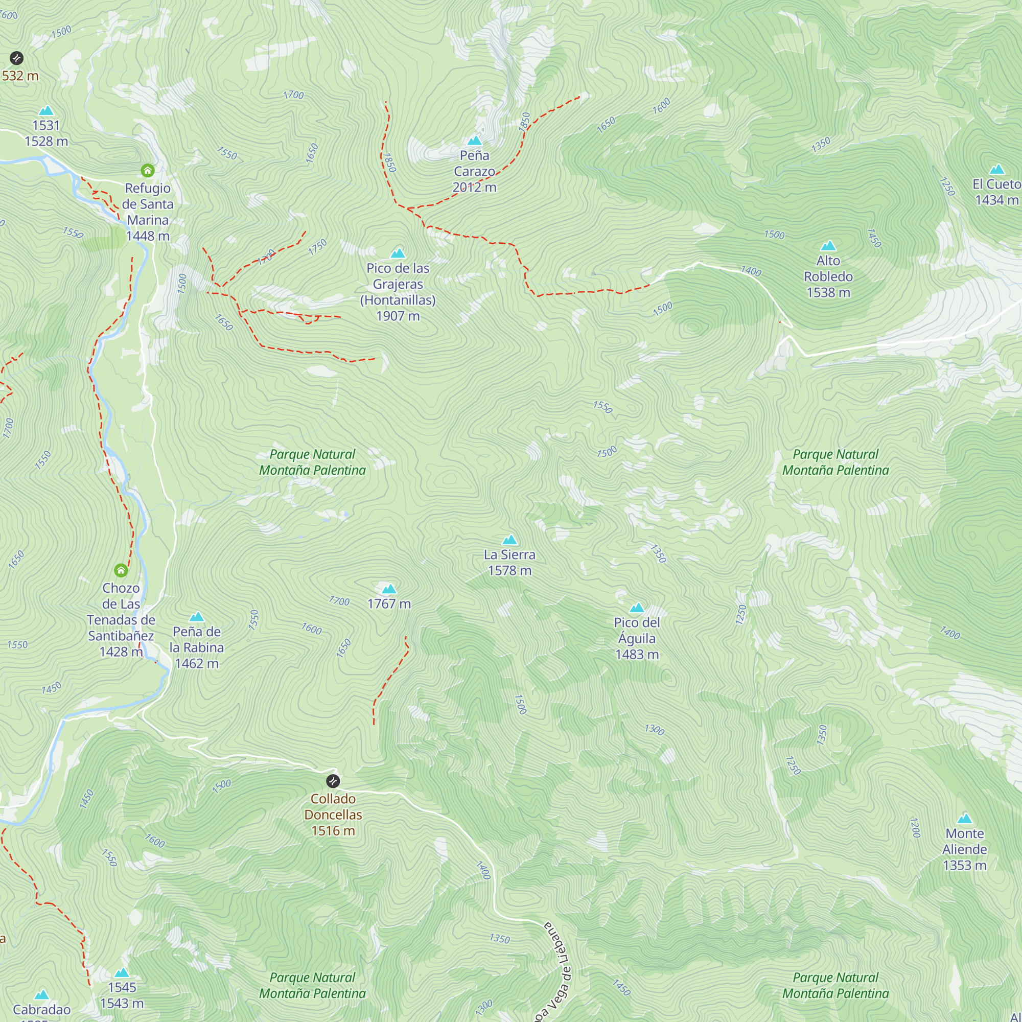 Chozo de Linares map
