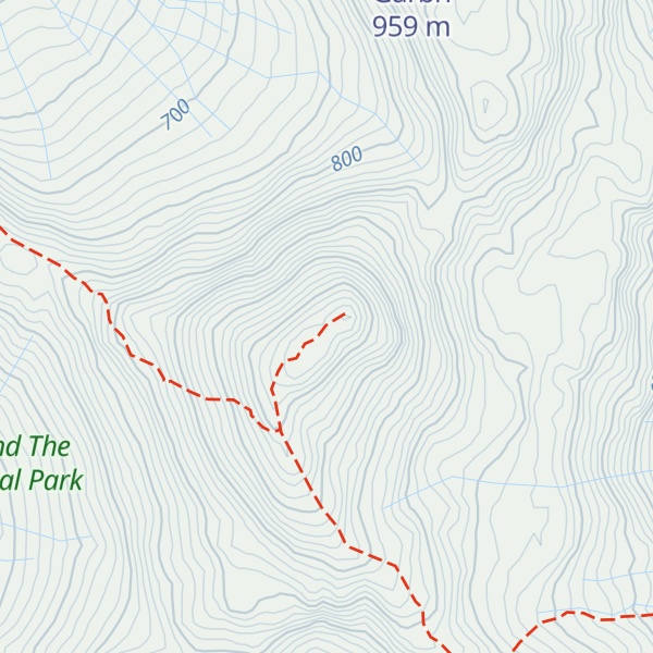 Map of Cruach Ardrain