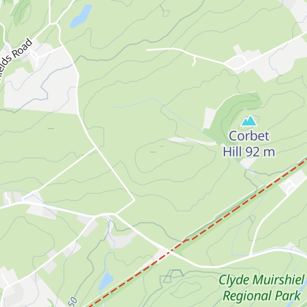 Map of Crossflat Hill
