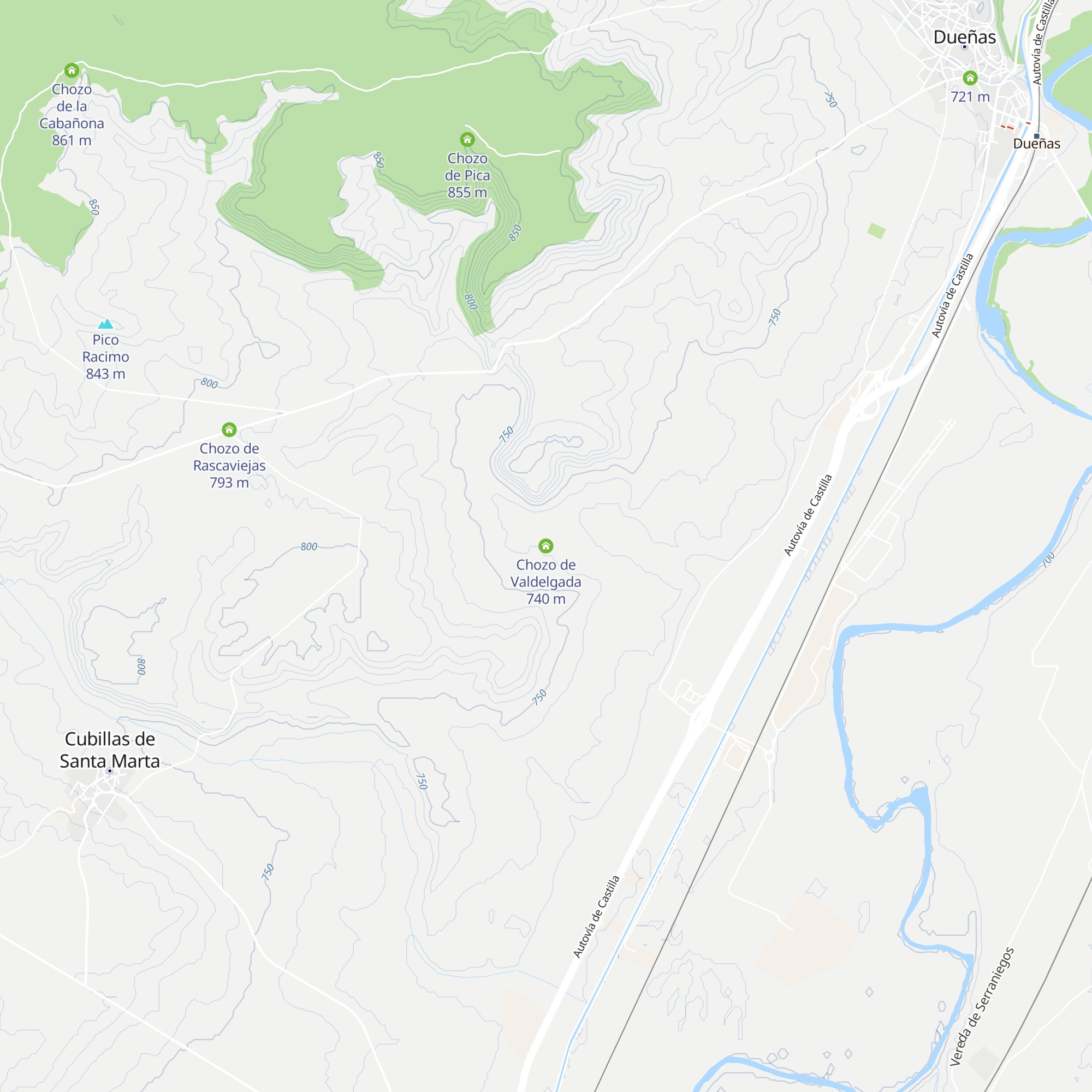 Chozo de Valdelgada map